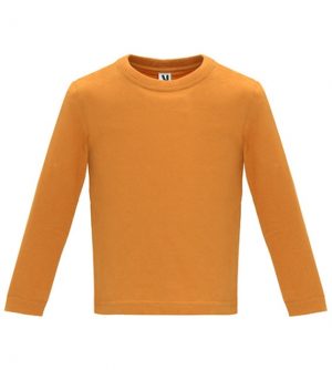 Dětské oranžové tričko s dlouhým rukávem