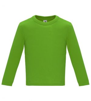 Dětské zelené tričko s dlouhým rukávem
