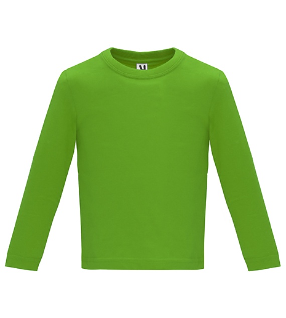 Dětské zelené tričko s dlouhým rukávem