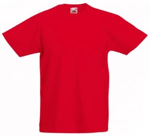 Dětské červené tričko