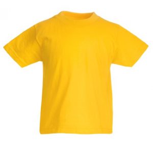 Dětské žluté tričko