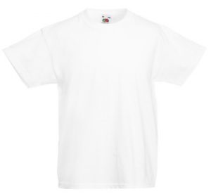 Dětské bílé tričko