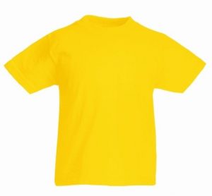 Dětské žluté tričko