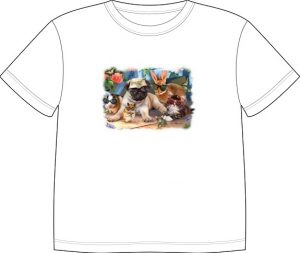 Dětské tričko s potiskem - Zvířátka s brýlemi