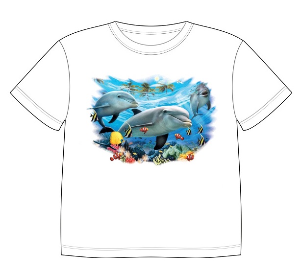 Dětské tričko s delfínem