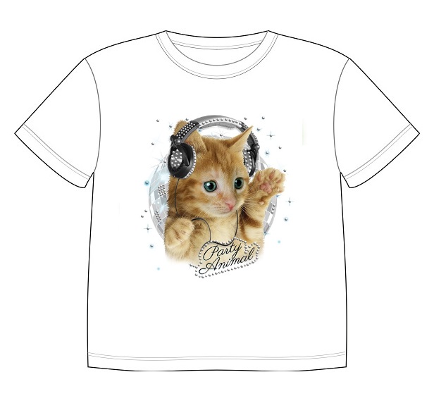 Dětské tričko s kočkou