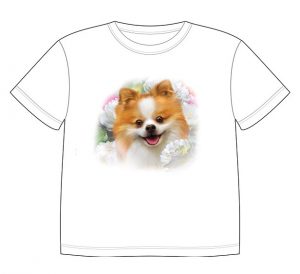 Dětské tričko s potiskem - Pomeranian