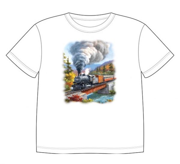 Dětské tričko s vlakem